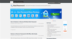 Desktop Screenshot of findpassword.net